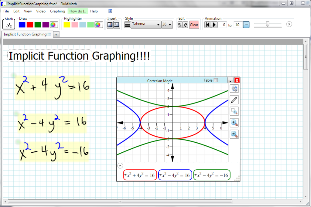 ImplicitFunctionGraphing